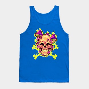 Smoking Skull Cool Tank Top